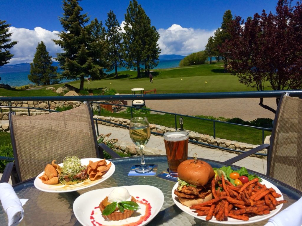 Lake Tahoe and Sierra Mountains